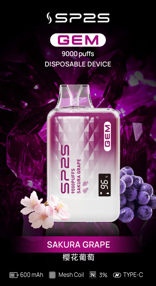 SP2S一次性拋棄式電子煙9000口