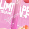 LIMI發光拋棄式電子煙7000口PUFFS