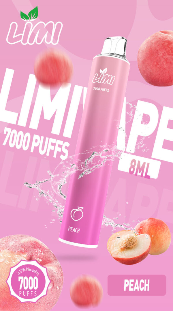 LIMI發光拋棄式電子煙7000口PUFFS