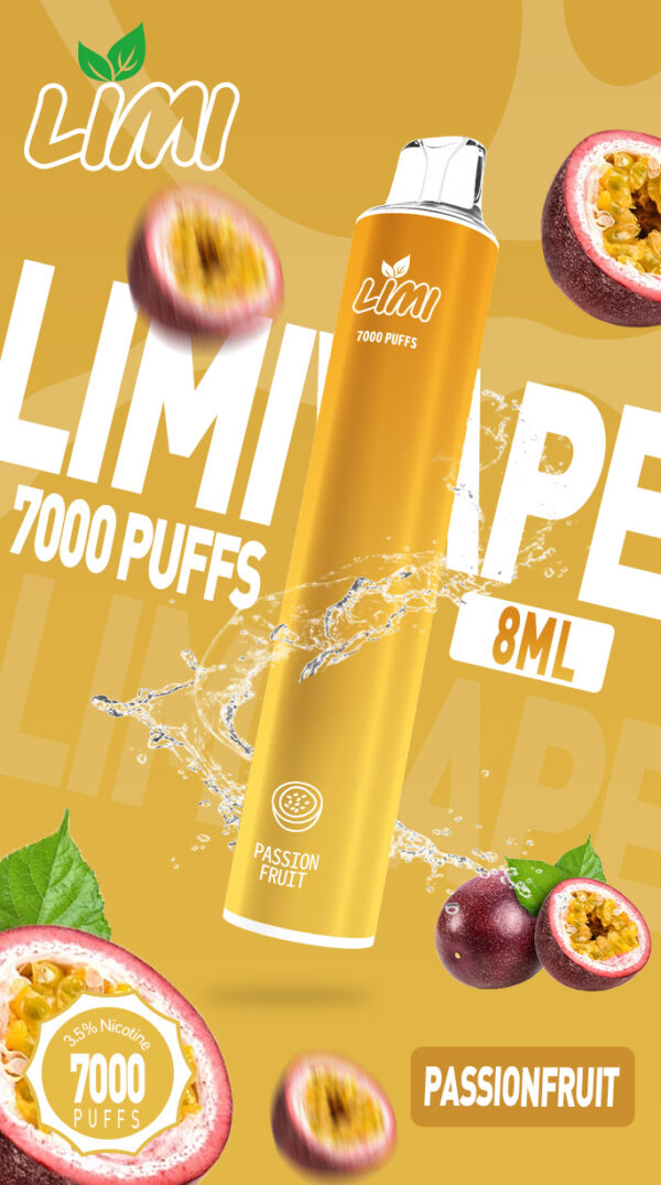LIMI發光拋棄式電子煙7000口PUFFS