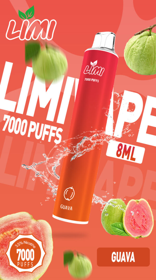 LIMI發光拋棄式電子煙7000口PUFFS