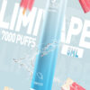 LIMI發光拋棄式電子煙7000口PUFFS