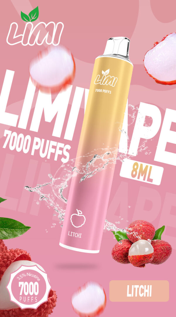 LIMI發光拋棄式電子煙7000口PUFFS