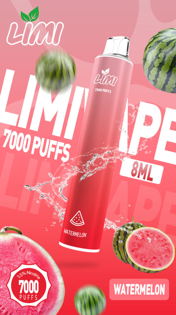 LIMI發光拋棄式電子煙7000口PUFFS