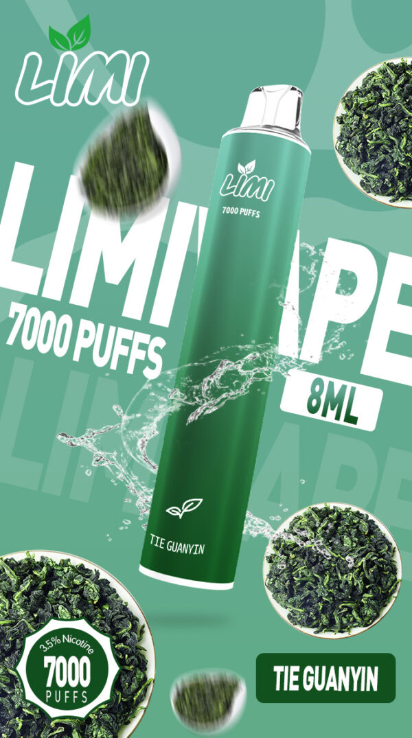 LIMI發光拋棄式電子煙7000口PUFFS