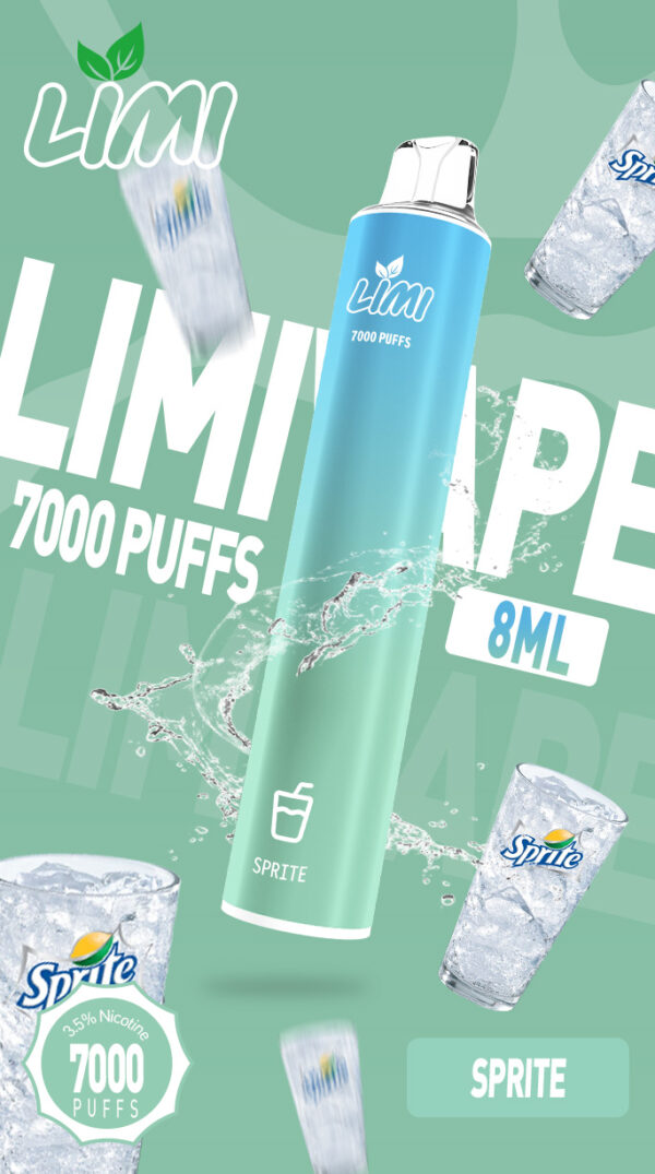 LIMI發光拋棄式電子煙7000口PUFFS