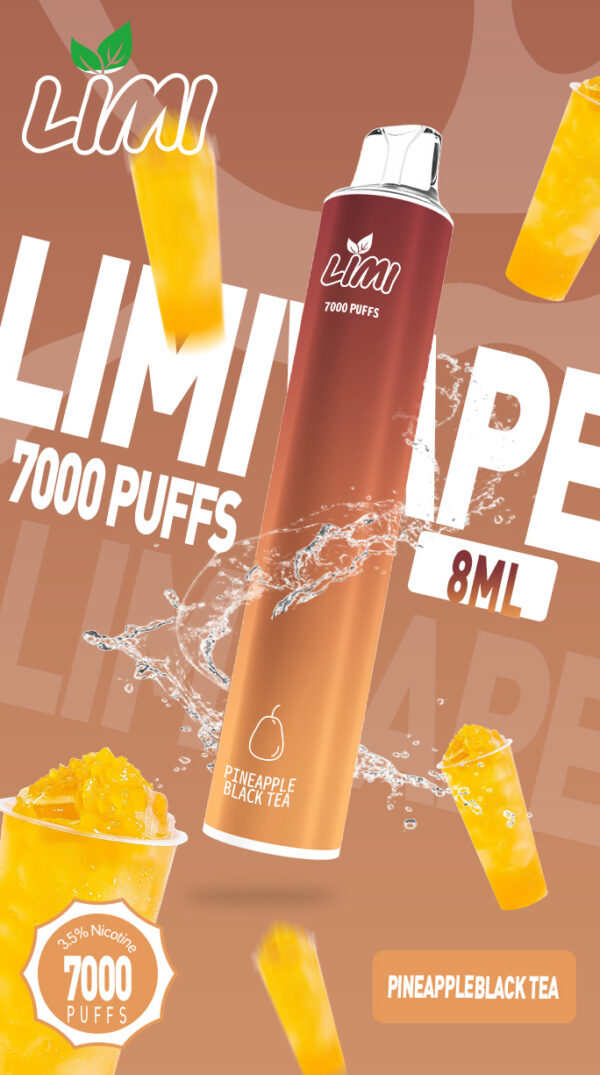 LIMI發光拋棄式電子煙7000口PUFFS