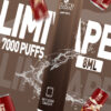 LIMI發光拋棄式電子煙7000口PUFFS